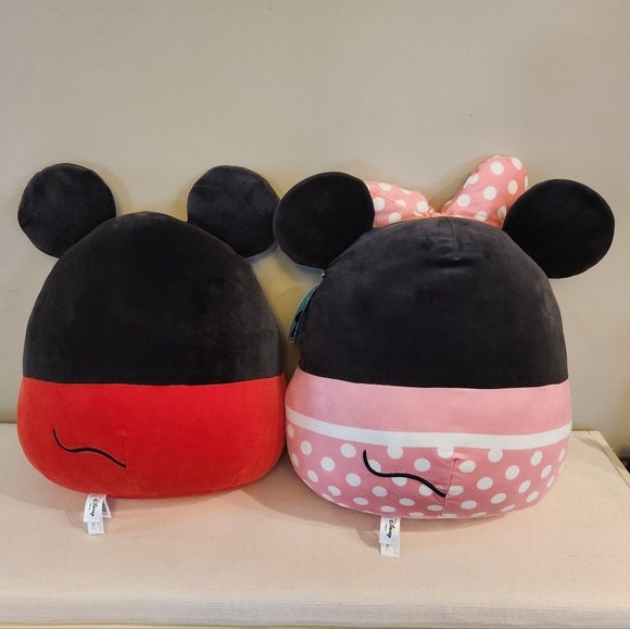 Disney Mickey Mouse Minnie Mouse Jumbo 18" Squishmallows - Picture 2 of 6